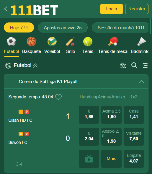 111bet Esporte